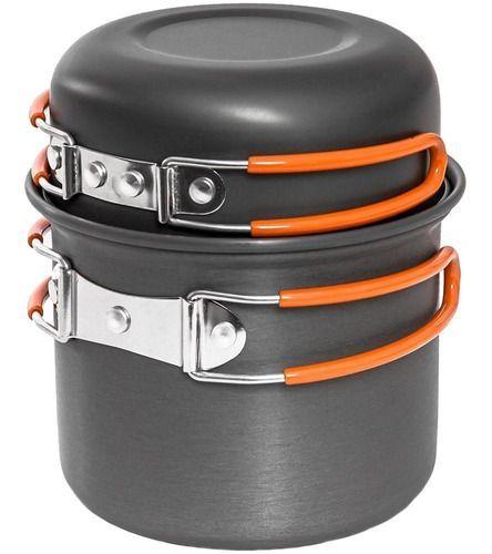 Imagem de Kit Fogareiro Panela Furno Stove Pot Set 360 Degrees Camping