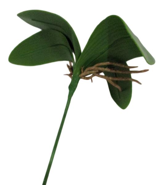 Imagem de Kit folhas de orquídea artificial 8 haste