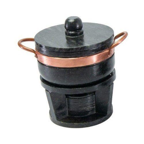 Kit Fondue Pedra Sabão Completo 18 Pçs - Chapa 25 cm - São José Imagem de Kit Fondue Pedra Sabão Completo 18 Pçs - Chapa 25 cm
