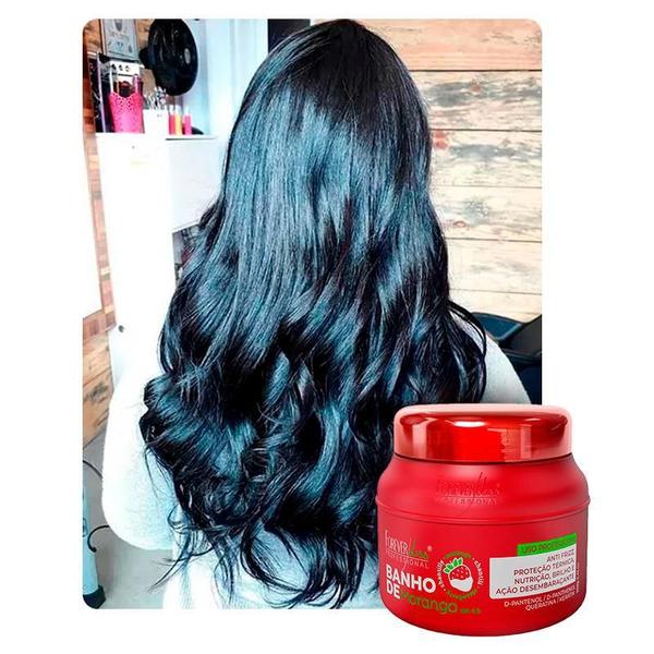 Imagem de Kit Forever Liss Banho De Verniz 250G + Banho De Morango 250G