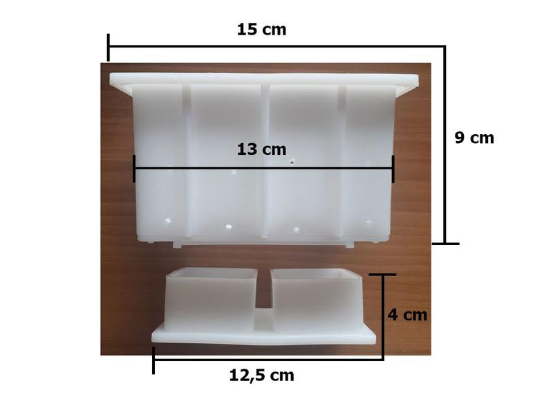 Imagem de Kit Forma 500g + Dessorador + Coalho Produção Queijo Caseiro