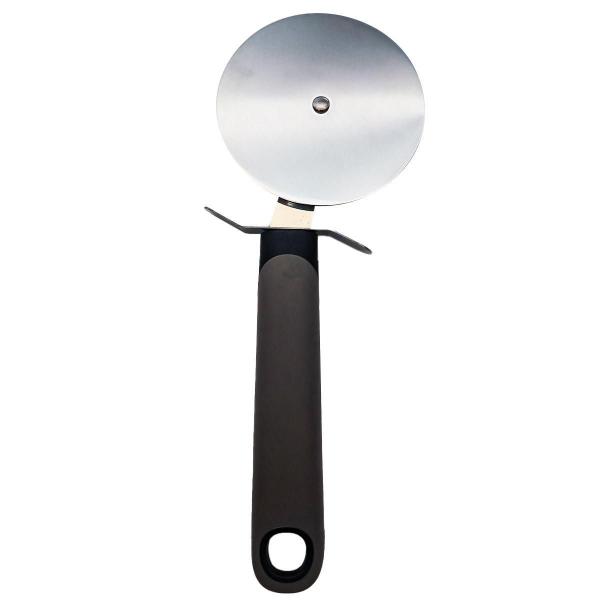 Imagem de Kit Forma Pizza Assadeira Antiaderente 36Cm Cortador Inox