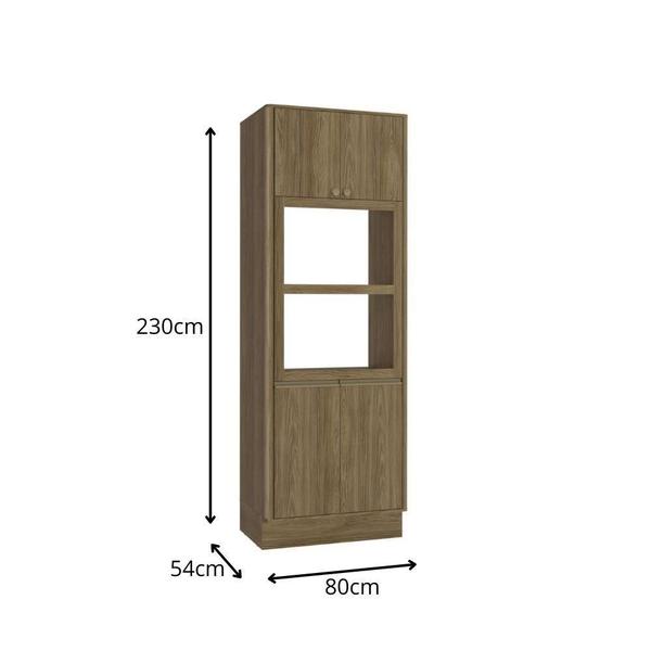 Imagem de Kit Forno E Microondas Kappesberg N630-NG 4 Portas MDF 80cm