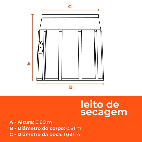 Imagem de Kit Fossa Séptica 700L/dia e Leito de Secagem Fortlev