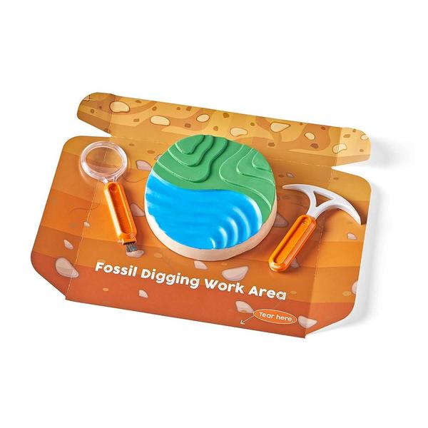 Imagem de Kit Fossil Dig & Display hand2mind-93418 para crianças de 5 a 7 anos