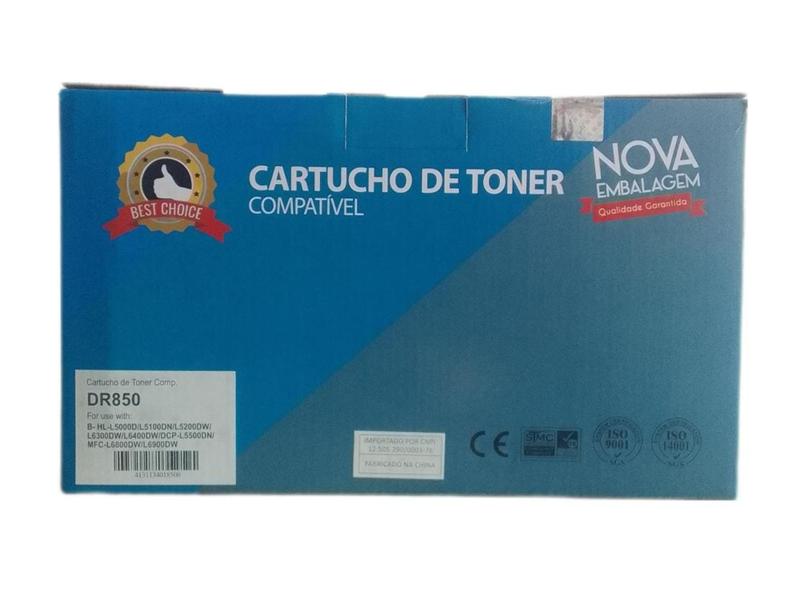KIT FOTOCONDUTOR DR850 30k MARCA BEST CHOICE - 1 UNIDADE Imagem de KIT FOTOCONDUTOR DR850 30k MARCA BEST CHOICE - 1 UNIDADE