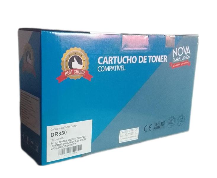 KIT FOTOCONDUTOR DR850 30k MARCA BEST CHOICE - 1 UNIDADE Imagem de KIT FOTOCONDUTOR DR850 30k MARCA BEST CHOICE - 1 UNIDADE