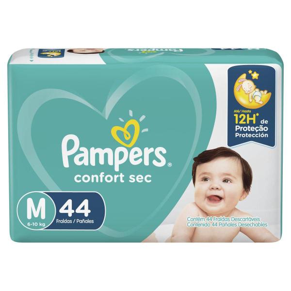 Imagem de KIt Fralda Pampers Confort Sec Tamanho M com 176 Unidades