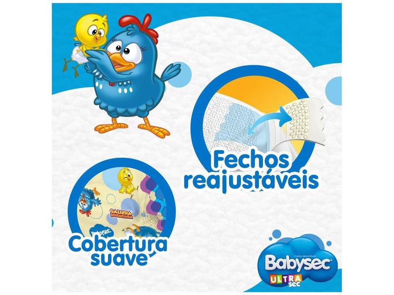 Imagem de Kit Fraldas Babysec Ultrasec Galinha Pintadinha