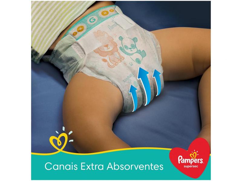 Imagem de Kit Fraldas Pampers Supersec Tam. G