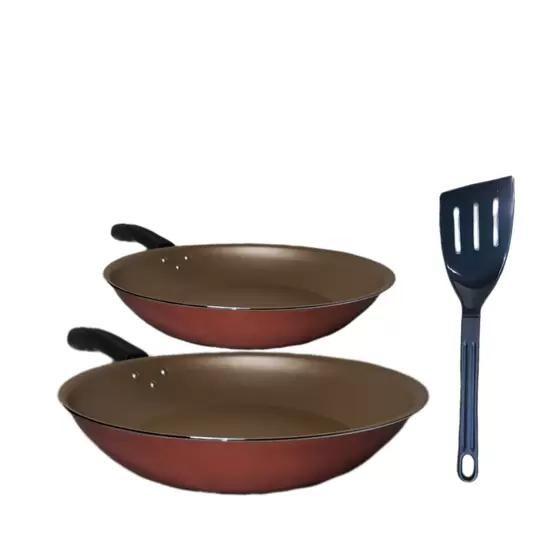 Kit Frigideiras 2 Peças Tamanho 16cm E 20cm Antiaderente - Marcolar Imagem de Kit Frigideiras 2 Peças Tamanho 16cm E 20cm Antiaderente