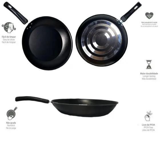 Kit Frigideiras 2 Peças Tamanho 26cm E 22cm Antiaderente - Marcolar Imagem de Kit Frigideiras 2 Peças Tamanho 26cm E 22cm Antiaderente