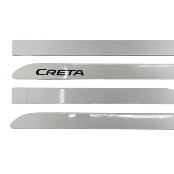 Kit Friso Lateral Hyundai Creta Branco Polar - FRISART Imagem de Kit Friso Lateral Hyundai Creta Branco Polar
