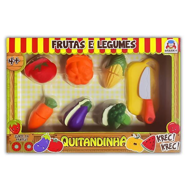 Kit Fruta E Legumes Quitandinha Com 8 Itens 9006 - Braskit Imagem de Kit Fruta E Legumes Quitandinha Com 8 Itens 9006 - Braskit