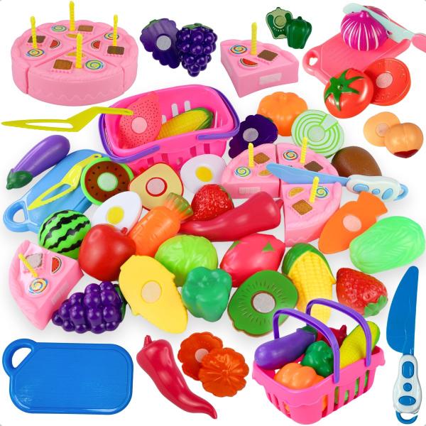 Imagem de Kit Frutas Frutinhas Legumes De Brinquedo Com Velkr 22pçs