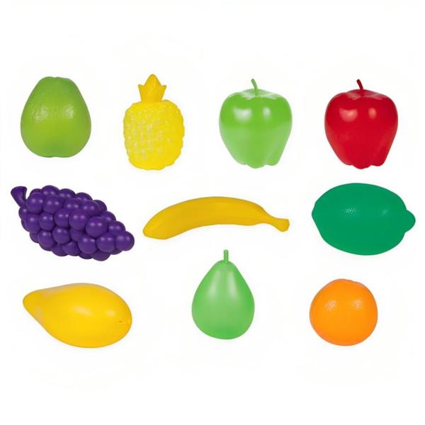 Imagem de Kit Frutinhas Hortifrúti Brinquedo Com 10 Peças 8508 Braskit