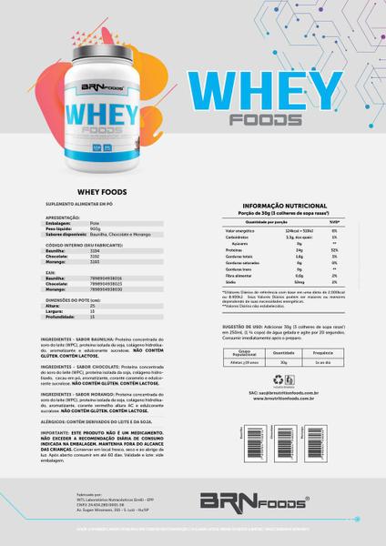 Imagem de Kit Fusion Protein 900g + Whey Foods 900g + BCAA 100g Tangerina + Coqueteleira 600ml  BRNFOODS