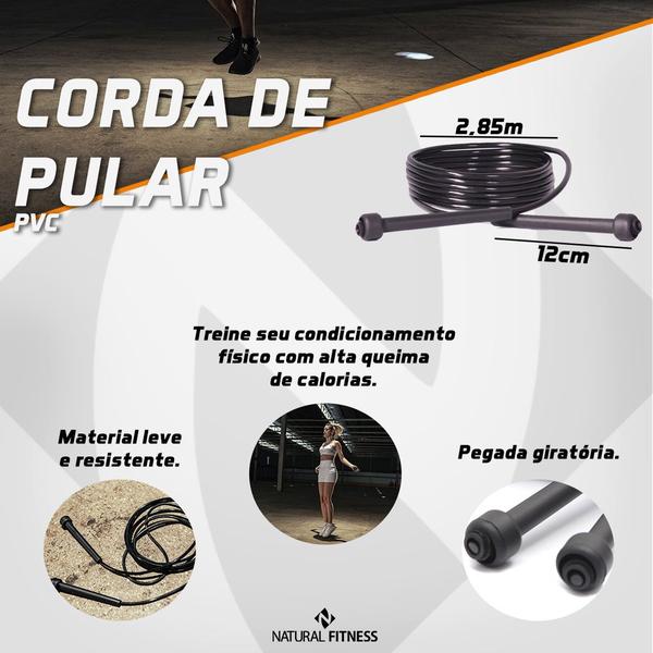 Imagem de Kit Futebol Escada para agilidade Corda de Pular Treinamento Funcional