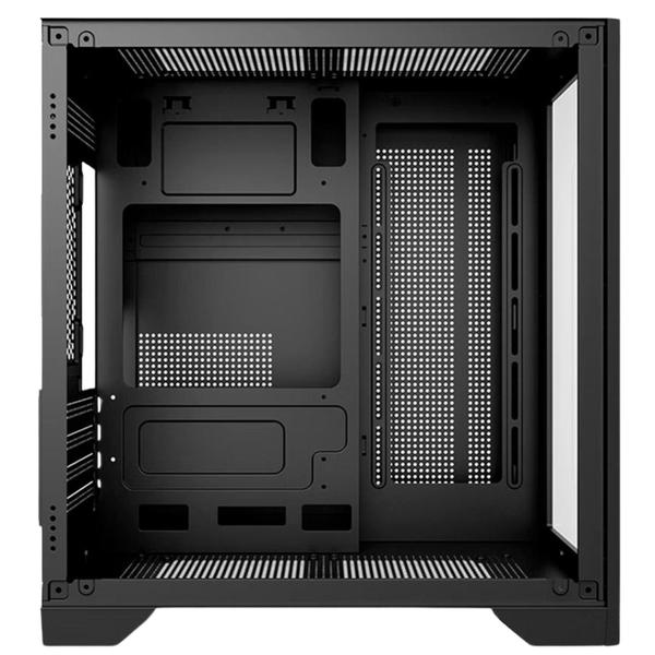 Imagem de Kit Gabinete Gamer Aquário Compacto Suporta Até 5 Fans e Water Cooler  Vidro Temperado + Cooler Para Processador Tdp 180W + Fonte 650W ATX Bivolt