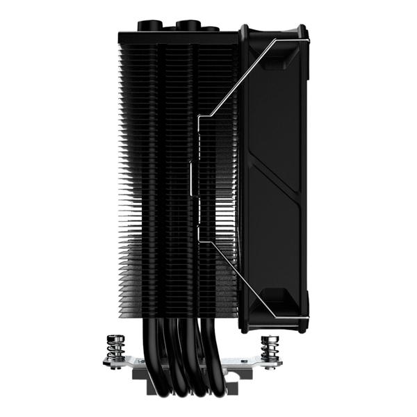 Imagem de Kit Gabinete Gamer Clanm Megalon Mid Tower Suporta Water Cooler e 5  Fans Com Vidro Temperado + Air Cooler Pcyes Para Processador Intel e AMD Tdp 180W