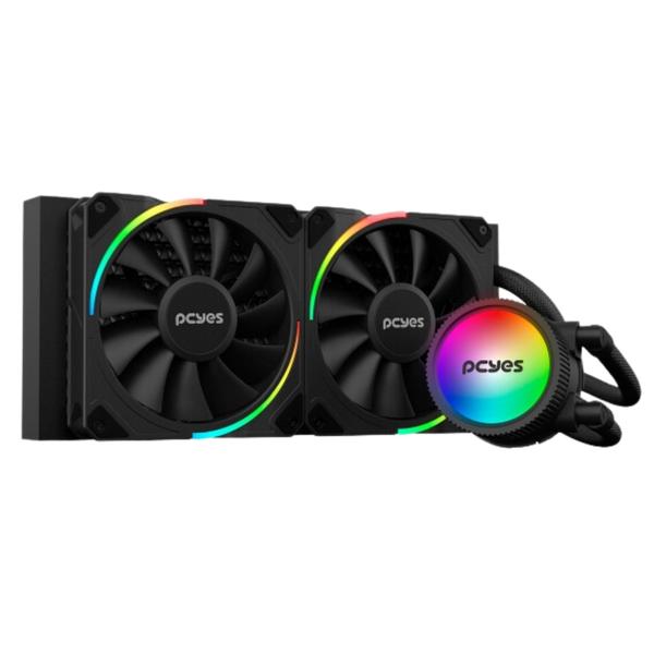 Kit Gabinete Gamer Clanm Suporta Até 5 Ventoinhas e Water Cooler Vidro Temperado + Fonte 650W Pcyes Atx + Water Cooler Pcyes Argb Tdp 250W 240mm Imagem de Kit Gabinete Gamer Clanm Suporta Até 5 Ventoinhas e Water Cooler Vidro Temperado + Fonte 650W Pcyes Atx + Water Cooler Pcyes Argb Tdp 250W 240mm