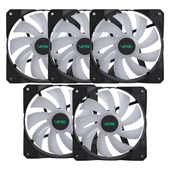 Kit Gabinete Gamer Zilla Mid Tower Suporta Até 6 Fans e Water Cooler + 5 Unid Cooler Fan Led Fixo 5 Cores V.Ring 120mm + Water Cooler Sangue Frio 120mm Tdp 200W Argb - Clanm Imagem de Kit Gabinete Gamer Zilla Mid Tower Suporta Até 6 Fans e Water Cooler + 5 Unid Cooler Fan Led Fixo 5 Cores V.Ring 120mm + Water Cooler Sangue Frio 120mm Tdp 200W Argb