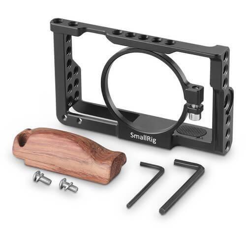 Kit Gaiola Cage Smallrig 2105 Punho Handgrip Sony Rx100 V / Imagem de Kit Gaiola Cage Smallrig 2105 Punho Handgrip Sony Rx100 V /