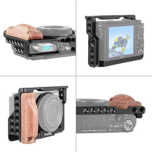 Kit Gaiola Cage Smallrig 2105 Punho Handgrip Sony Rx100 V / Imagem de Kit Gaiola Cage Smallrig 2105 Punho Handgrip Sony Rx100 V /