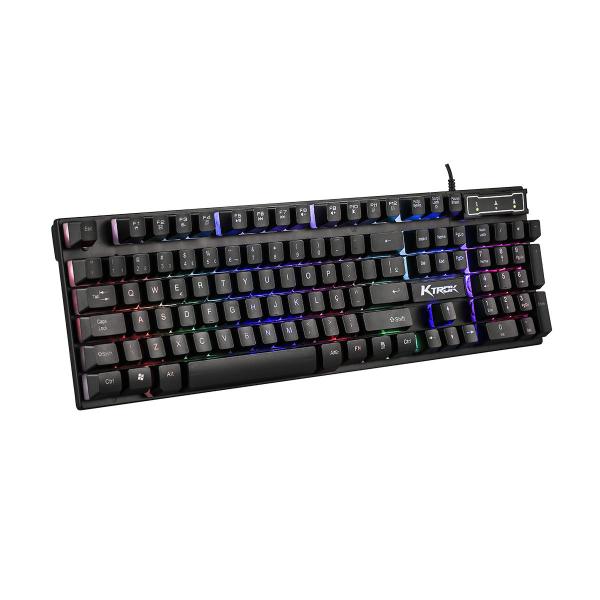 Imagem de Kit Gamer 4x1 Ktrok Sansation Led 3200DPI Mousepad Grande