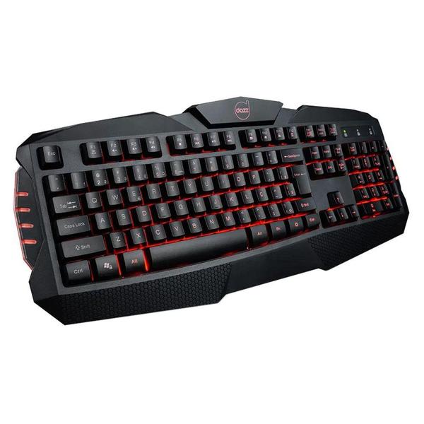 Kit Gamer Dazz Combo 4 em 1 Arsenal - Teclado + Mouse + Mousepad +
