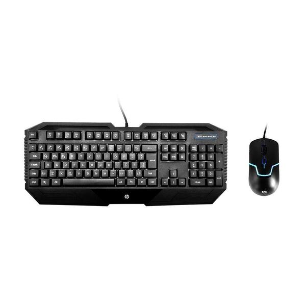 Imagem de Kit Gamer HP - Teclado, ABNT2 + Mouse - GK1000