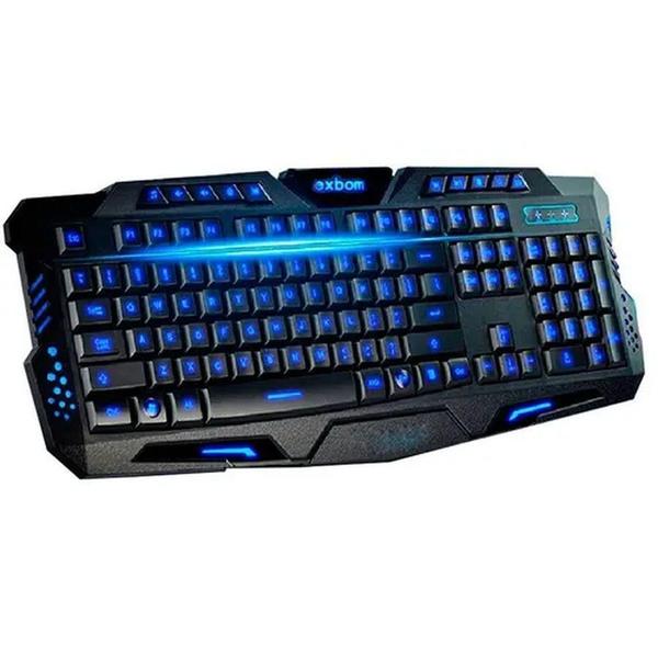 Imagem de Kit Gamer Iluminado Teclado Bk-G35 + Mouse Led Kp-V43 Knup