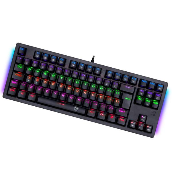 Imagem de KIT Gamer Led Teclado Mecânico Rainbow + Fone Headset USB + Mouse 6 Botões 3200 DPI + Mouse Pad