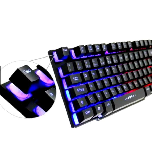 Imagem de Kit Gamer Mobilador Teclado Mouse P/ Celular Tipo C