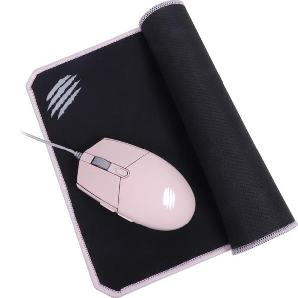 Imagem de Kit Gamer Mouse LED + Mousepad, 320x240mm, Rosa - MC104 OEX