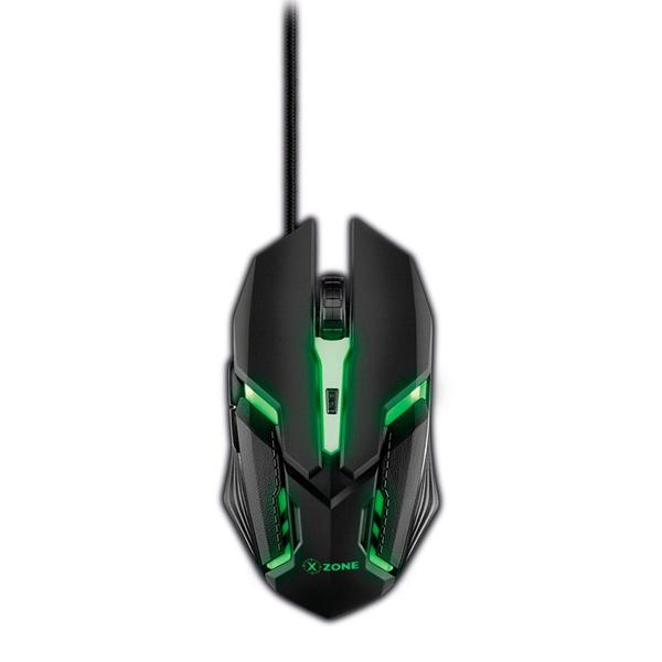 Imagem de Kit Gamer Mouse Xzone GTC-03 3600 DPI Com Mousepad Emborrachado