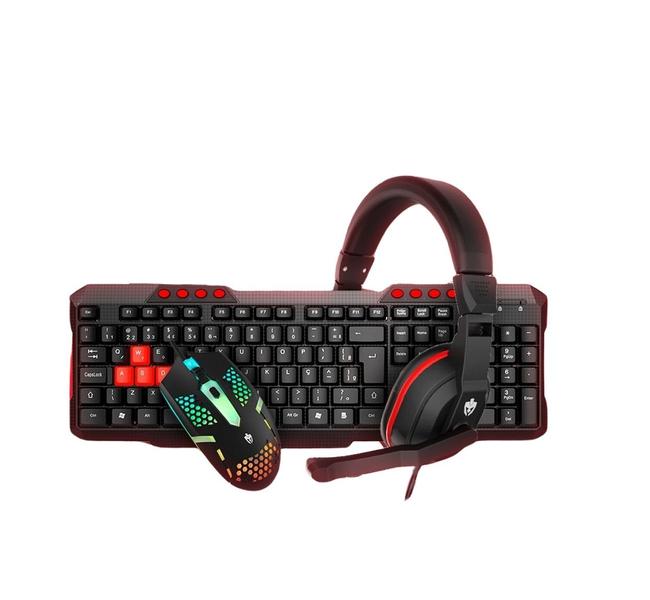 Imagem de Kit Gamer MouseTecladoHeadset Evolut