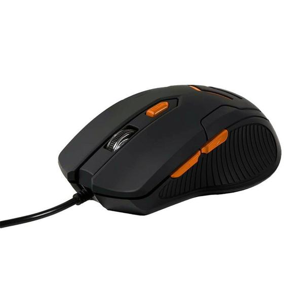 Imagem de Kit Gamer Multilaser - Mouse + Mousepad Speed, Pequeno, Laranja - MO274