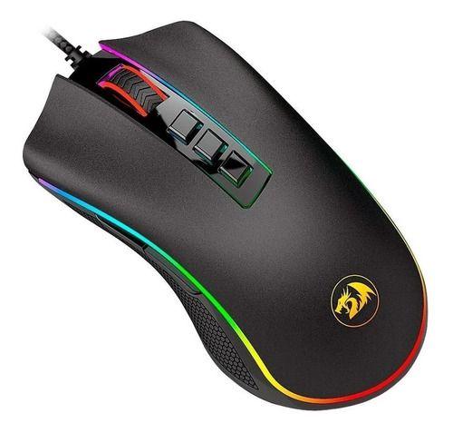 Kit Gamer Redragon - Teclado Mecânico + Mouse Cobra M711 Preto - S118 Imagem de Kit Gamer Redragon - Teclado Mecânico + Mouse Cobra M711 Preto - S118
