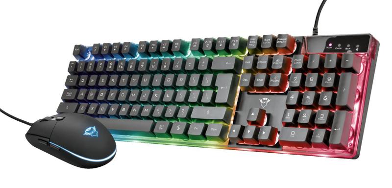 Imagem de Kit Gamer Teclado e Mouse Trust GXT 838 Azor