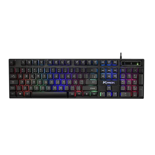 Imagem de Kit Gamer Teclado Iluminado Fone Mouse Mousepad Sensation