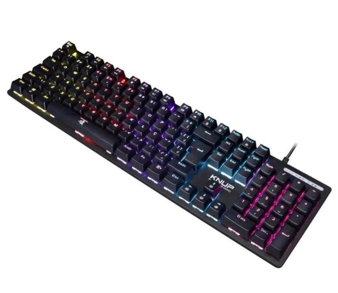 Imagem de Kit Gamer Teclado Mecanico e Mouse Ergonomico Led RGB Rainbow