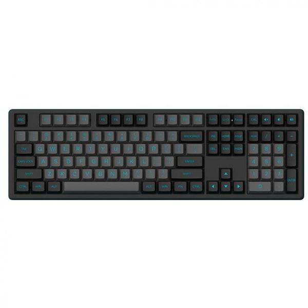 Imagem de Kit gamer teclado/mouse Akko MX108 - Preto e Ciano