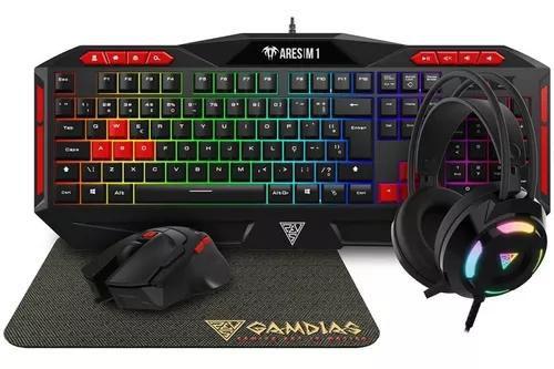 Imagem de Kit gamer teclado,mouse,headset, mouse pad gamdias poseidon