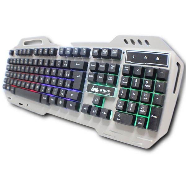 Imagem de Kit Gamer Teclado Mouse Luminoso Rgb Led Semi Mecanico