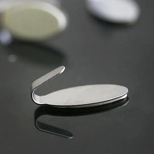 Kit Gancho de Parede Oval 6 unds - Wincy Imagem de Kit Gancho de Parede Oval 6 unds