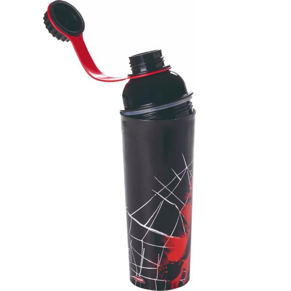 Imagem de Kit Garrafa 660ml e Marmita 850ml Homem Aranha Plasútil