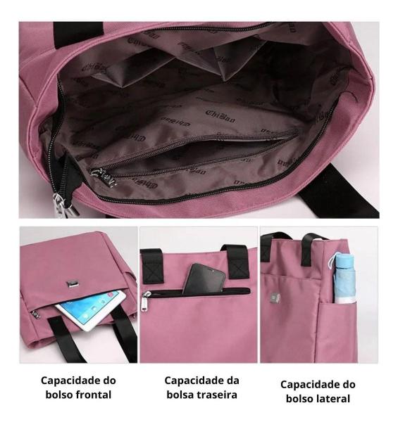 Imagem de Kit Garrafa E Bolsa Feminina Espaçosa Ombro Aço Luxo Resistente