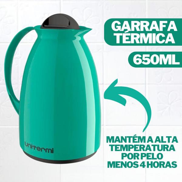 Imagem de Kit Garrafa Térmica Com Açucareiro com Colher e Suporte para Filtro de Café Conjunto Decoração de Cozinha Cantinho