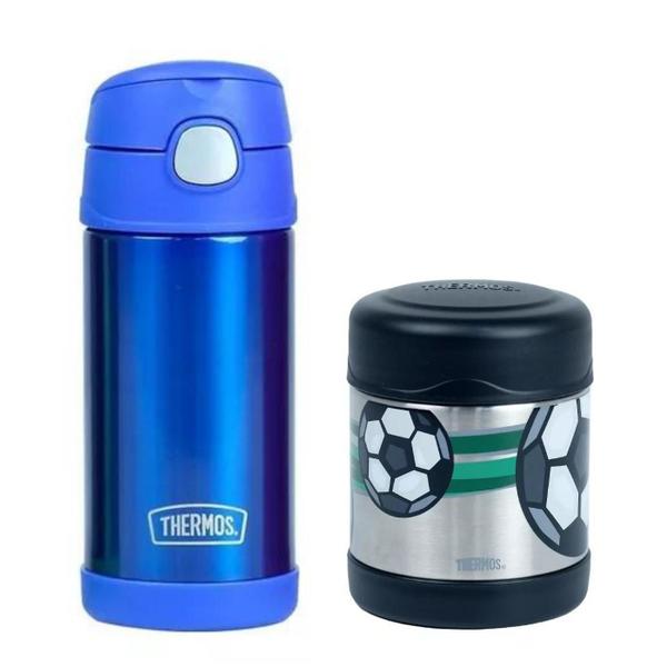 Imagem de Kit Garrafinha + Pote Térmico Thermos Alimentação Infantil